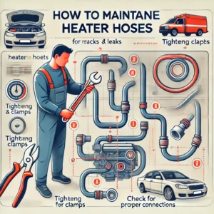 how to maintain the heater hoses