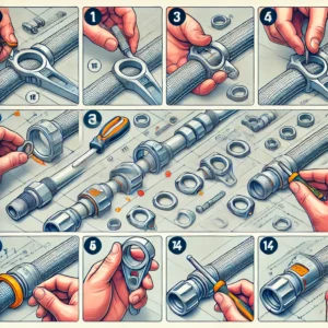 step to step installation guide of hose clips