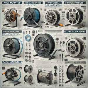 types of fuel hose reels