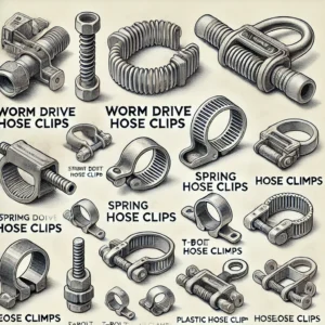 types of hose clips
