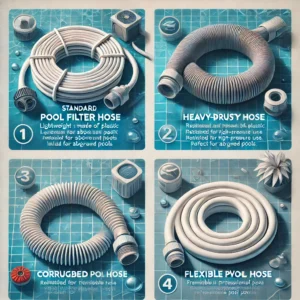 types of pool filter hose